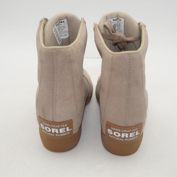NEW Sorel Women's 8.5 Out N About Wedge Ankle Boots Shoes Omega Taupe Tan - Picture 3 of 7
